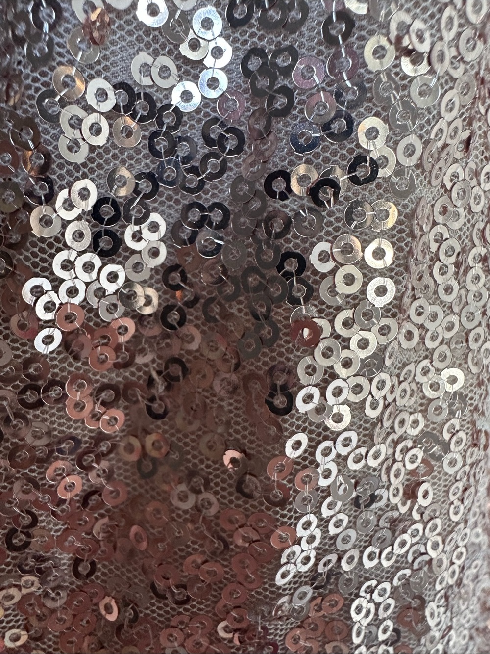 Rose Gold Sequin Surplice Maxi Dress – Formal Gown by Ada’s Bridal. Size 4 - Picture 6 of 12